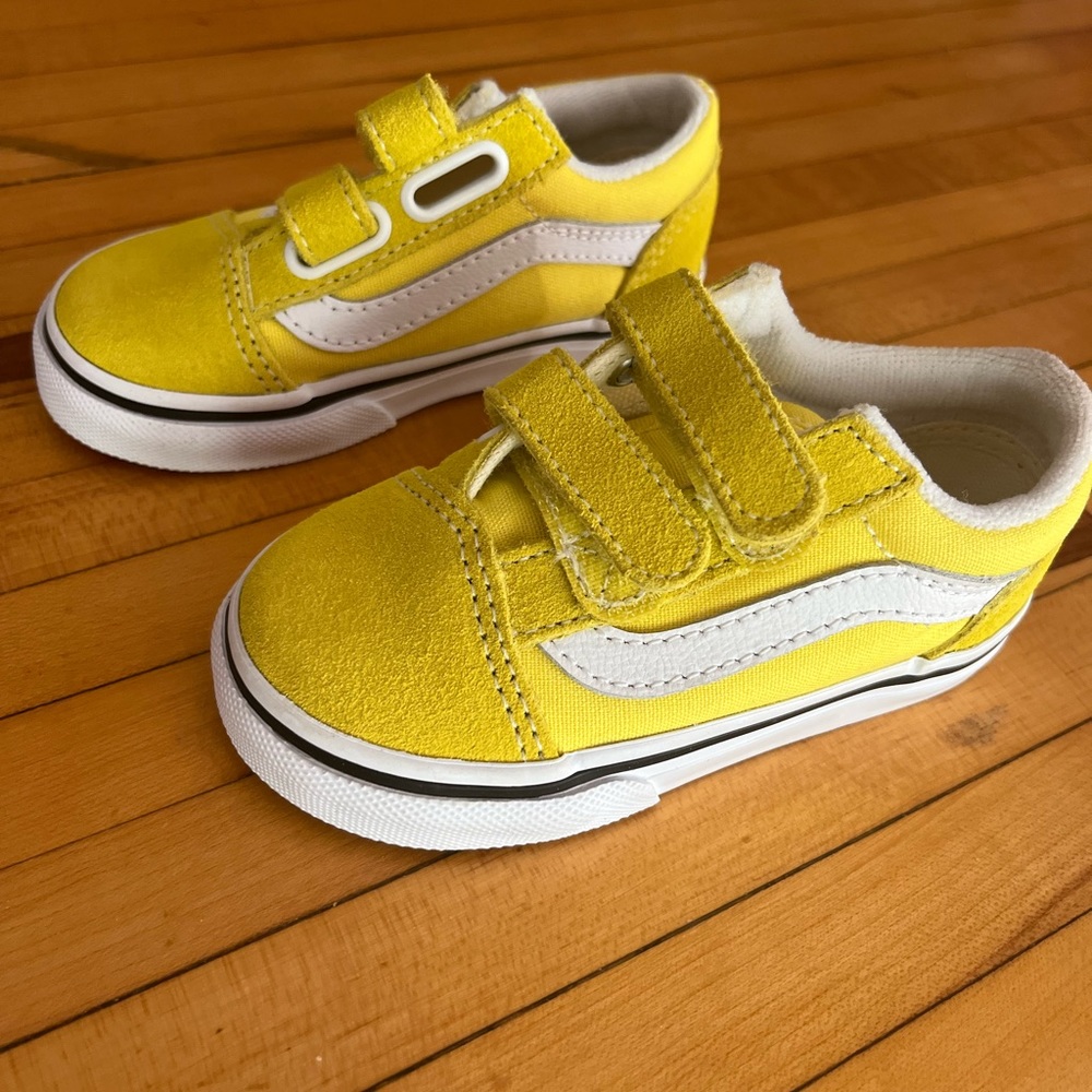 New Yellow Vans Size 6